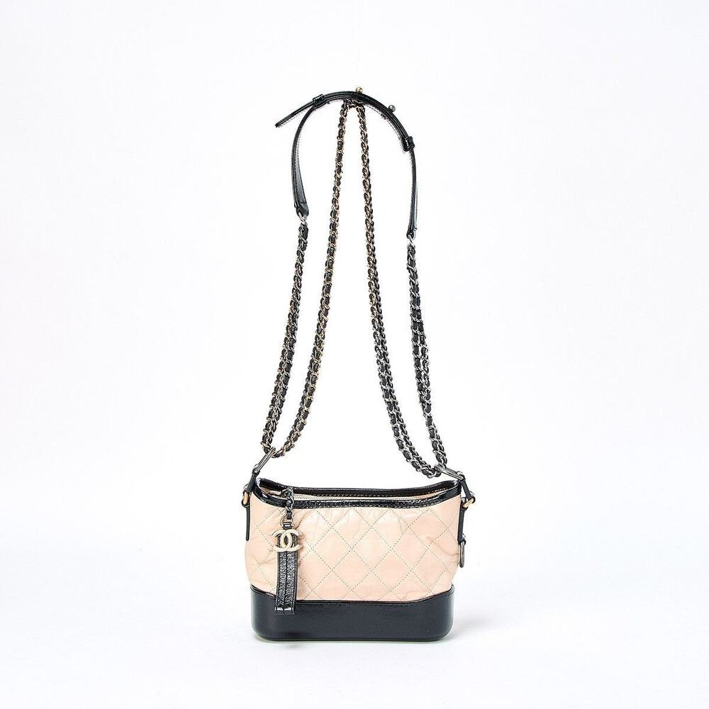 Chanel Gabriel Small 2017 Shoulder Bag Beige